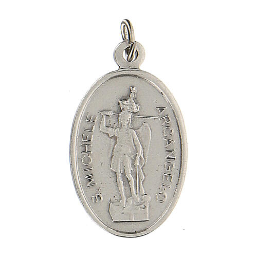 Kleine Medaille mit dem Heiligen Michael dem Erzengel und der wundertätigen Madonna, 2,5 cm 1