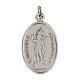 Kleine Medaille mit dem Heiligen Michael dem Erzengel und der wundertätigen Madonna, 2,5 cm s1