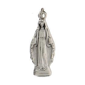 Our Lady of the Miraculous Medal pendant, 2.5 cm, zamak