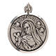 Anhänger Medaille Santa Rita aus 800er Silber, 2 cm s1