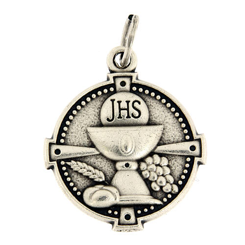 Silver Communion chalice medal 1