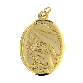 Medalha dourada Sagrada Comunhão