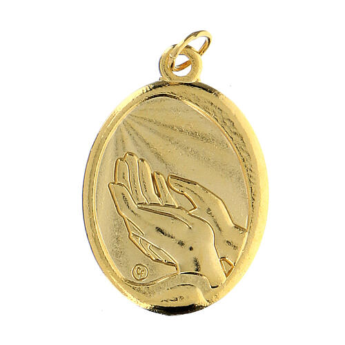 Medalha dourada Sagrada Comunhão 2