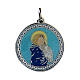 Turquoise pendant Virgin Mary with Baby Jesus s1