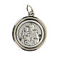 Medal of St. Joseph and the Holy Family, polished edge, 2 cm s1