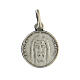 Medalla rostro Cristo IHS plata 925 1,2 cm s1