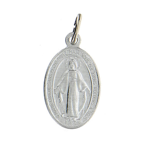 Medallas 100 PIEZAS CAJA Virgen Milagrosa francés 1,8 cm aluminio 1