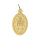Miraculous Medals, French inscription, SET of 100, 1.8 cm, gold plated aluminium s2