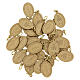Miraculous Medals, French inscription, SET of 100, 1.8 cm, gold plated aluminium s3
