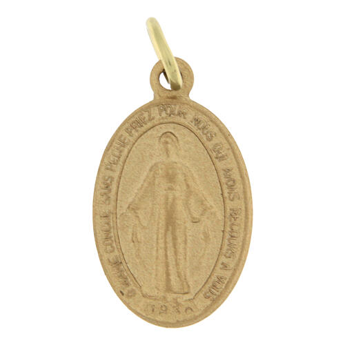 Medallas 100 PIEZAS CAJA Virgen Milagrosa francés 1,8 cm aluminio 1