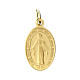 Médailles Vierge Miraculeuse français SET 100 pcs 1,8 cm aluminium doré s1