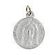 Holy Face Medal, IHS, SET of 100, 1.8 cm, white aluminium s1