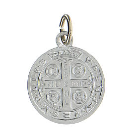 Kleine Medaillen 100 STÜCK PACKUNG von Sankt Benedikt aus Aluminium, 1,8 cm