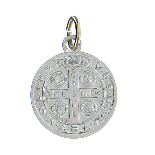 Kleine Medaillen 100 STÜCK PACKUNG von Sankt Benedikt aus Aluminium, 1,8 cm 2