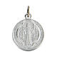 Medaliki 100 szt. OPAKOWANIE Święty Benedykt aluminium 1,8 cm s1