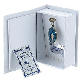Medaglia Madonna miracolosa in argento sterling 925