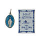 Medaglia Madonna miracolosa in argento sterling 925 s3