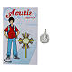 Medaglia piccola Carlo Acutis argento 925 s1
