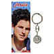 Carlo Acutis keychain with 20 mm medal phrase s1