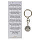 Carlo Acutis keychain with 20 mm medal phrase s2