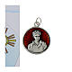 Carlo Acutis' medal with red enamel, 0.8 in s2