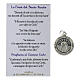 Carlo Acutis' medal with blue enamel, 0.8 in s4