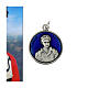 Médaille Carlo Acutis émail bleu 20 mm s2