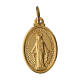 Golden Miraculous Mary Medal, 2x1 cm s1