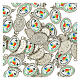 Silver official Jubilee 2025 logo medallion 2.5 cm s3
