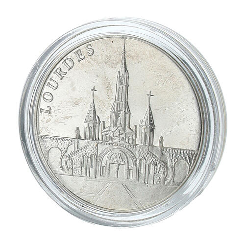 Moneta Madonna di Lourdes 34 mm 4