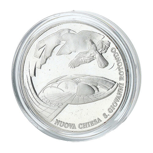 Gedenkmünze Pater Pio 34 mm 4