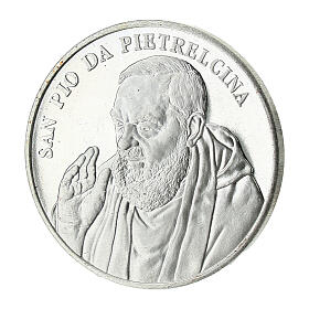 Commemorative Padre Pio Pocket Token Coin, 34 mm