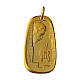 Médaille ovale Communion dorée 35 mm s1