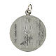 Medalha Santo Sudário latão prateado 32 mm s2
