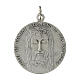 Silver-plated Brass Holy Shroud Medal, 32 mm s1