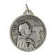 Medaille 32 mm von seligem Carlo Acutis und heiligem Franziskus aus Messing s2