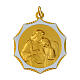 First Communion bicoloured aluminum medal, 1.3 in s1