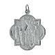 Medaglia argentata cresima 32 mm s1