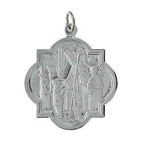 Silver-plated Confirmation Medal 32 mm