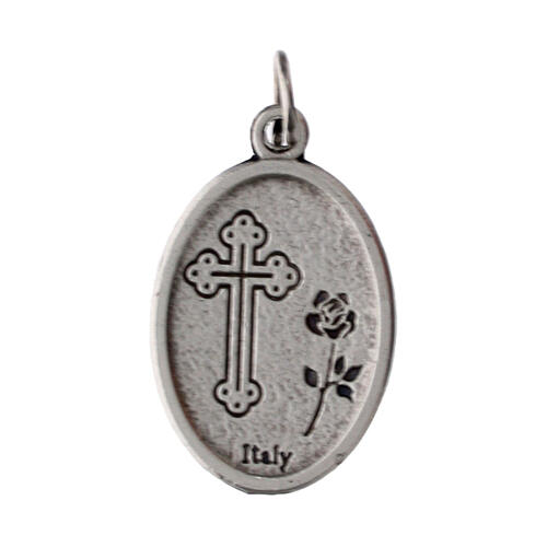 Sacred Heart of Jesus medal, 0.9x0.4 in, zamak 2