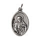 Sacred Heart of Jesus medal, 0.9x0.4 in, zamak s1