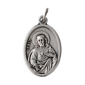 Medaglia sacro cuore Gesù 2x1 cm zama