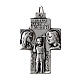 Medaglia zama Famiglia e San Cristoforo inglese 3x2 cm s2