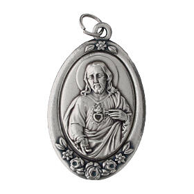 Jesus and St Teresa Medal 3x2 cm zamak