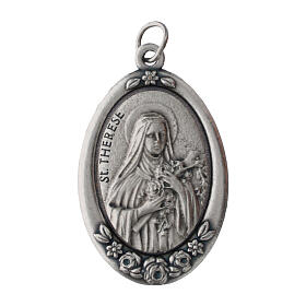 Jesus and St Teresa Medal 3x2 cm zamak