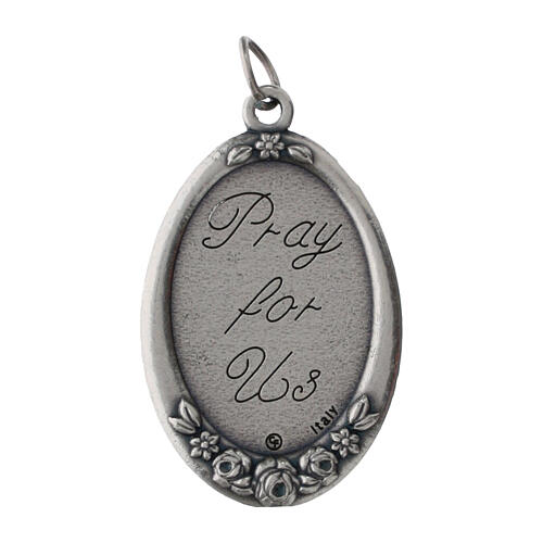 St Christopher Medal 3x2 cm zinc alloy with English inscription 2