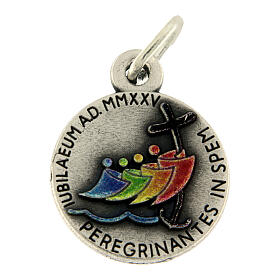 Medalha Mater Ecclesiae logótipo oficial Jubileu 2025 colorido 13 mm