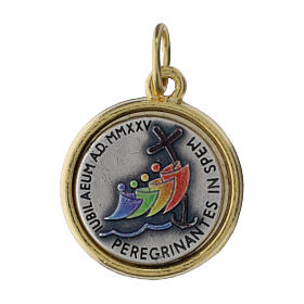Colgante zamak logo Jubileo 2025 San Pedro 2 cm