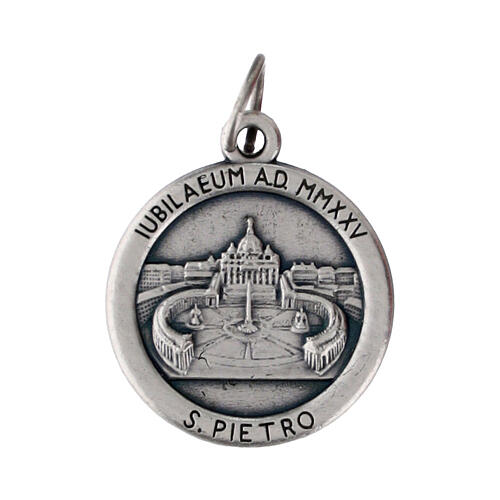 Zamak medal of 0.8 in, Jubilee 2025 and St. Peter's Square 2