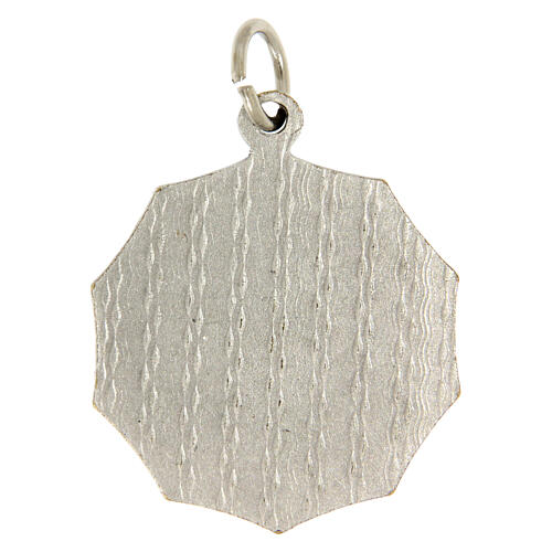 Zweifarbige Medaille des Heiligen Antonius 23 mm 2